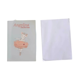 Vintage Angelina Ballerina Blank Greeting or Birthday Card 2003