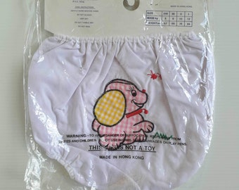 Vintage Girls Pink Ruffle Underwear Kids Underpants Diaper Cover With Lace  Ruffles Made in Era in 1970 S -  Israel