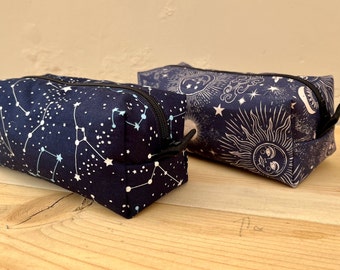 Constellation pencil case, Accessories, Stars pencil case, Christmas gift idea, Gift idea, School accessories