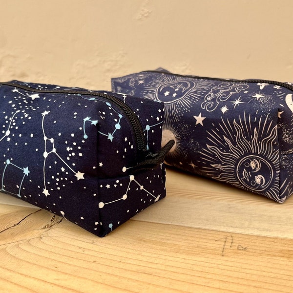 Constellation pencil case, Accessories, Stars pencil case, Christmas gift idea, Gift idea, School accessories