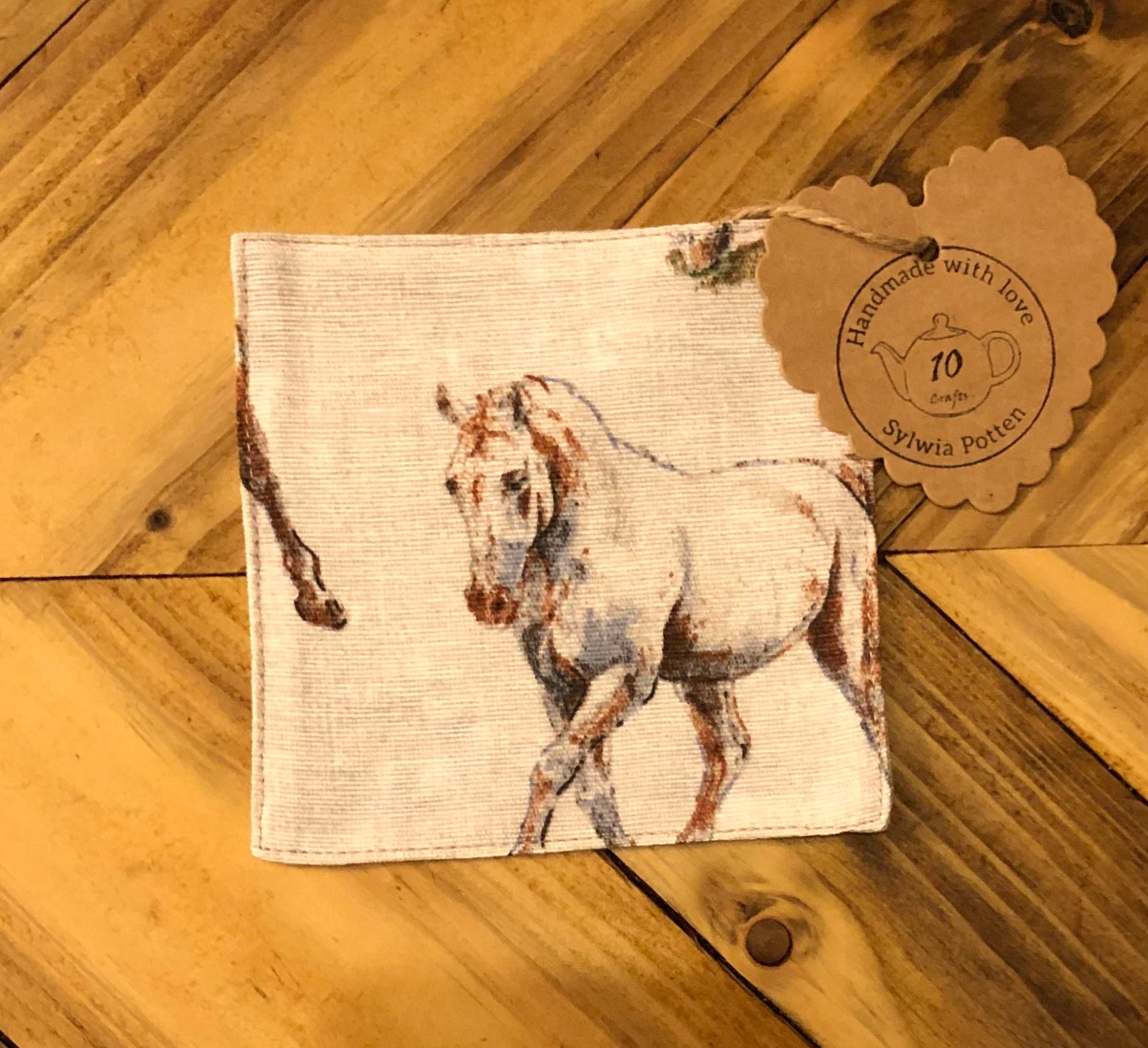 Horses placemat & coaster reversible and washable Etsy