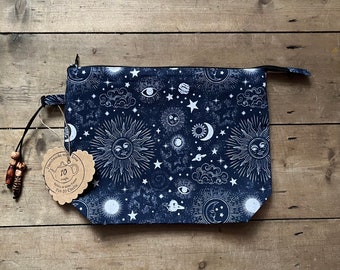 Bolsa de lavado Constellation, Bolsa de maquillaje, Bolsa de viaje, Almacenamiento de cosméticos y artículos de tocador, Idea de regalo,