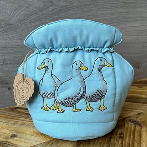 Tea cosy, Ducks Quilted teapot warmer, Large & Small Tea cosy, New home gift idea, Teapot warmer, Birthday gift idea, Ducks lovers gift