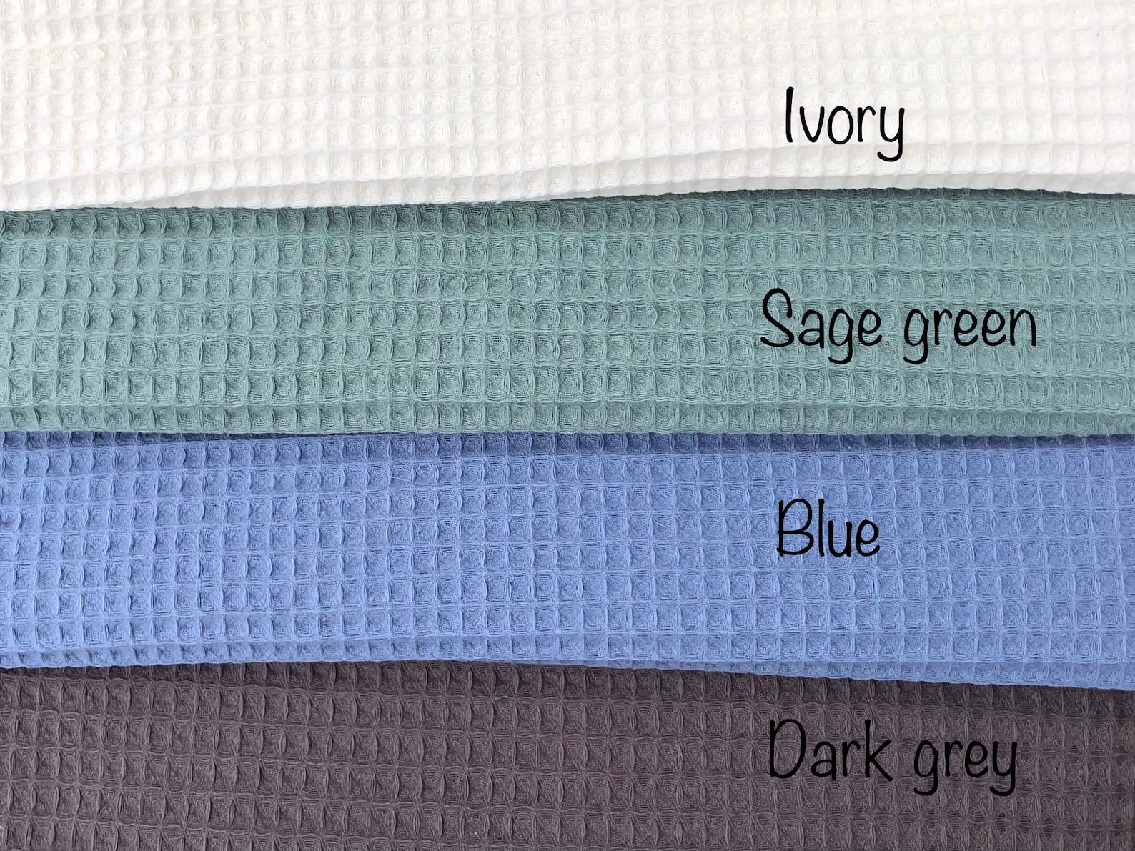 Cotton Waffle Tea Towels Absorbent Tea Towels Range of Etsy UK