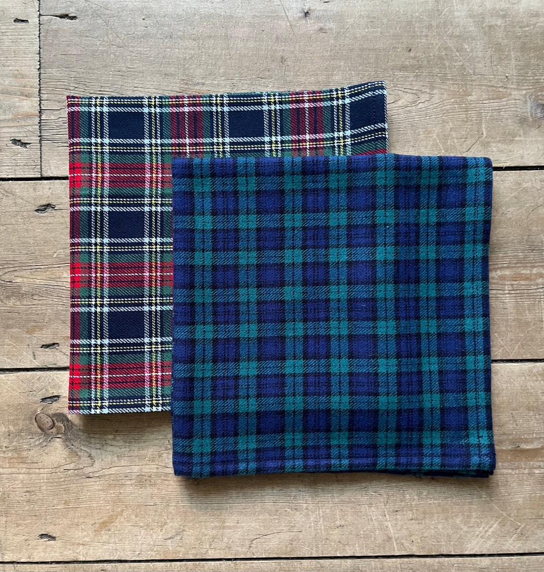 Tartan Cotton Napkins Scottish Tartan Napkins Tartan Table Etsy UK