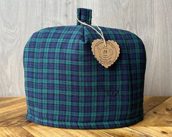 Cosy, chauffe-théière tartan, grande douillette à thé, nouvelle idée cadeau pour la maison, grand chauffe-théière, petite douillette à thé tartan, petite douillette à thé