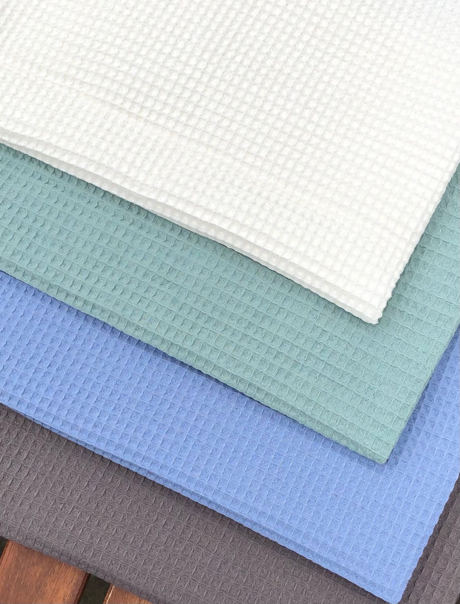 Cotton Waffle Tea Towels Absorbent Tea Towels Range of Etsy UK