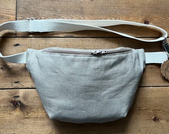 Linen Hip bag, Bum bag, Shoulder bag, Fanny Pack, Linen Fanny Pack, Gift idea, Waist bag