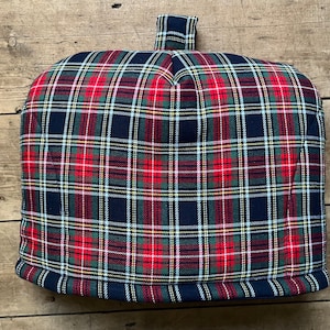 Cosy, chauffe-théière tartan, grande douillette à thé, nouvelle idée cadeau pour la maison, grand chauffe-théière, petite douillette à thé tartan, petite douillette à thé
