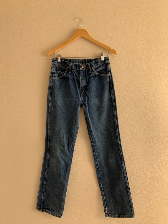 wrangler jeans // vintage blue Jean // boyfriend f