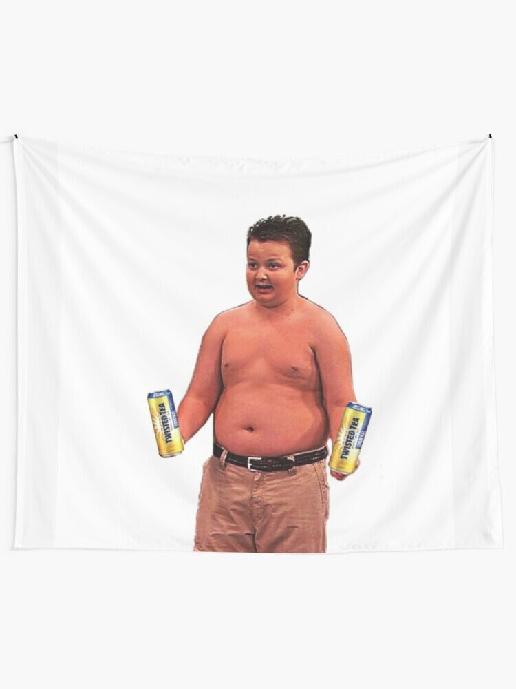 Gibby Twisted Wall Tapestry Gibby icarly Tapestries Gift For Etsy