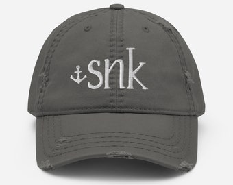 SNK Sandy Neck Beach Cape Cod Distressed Dad Hat