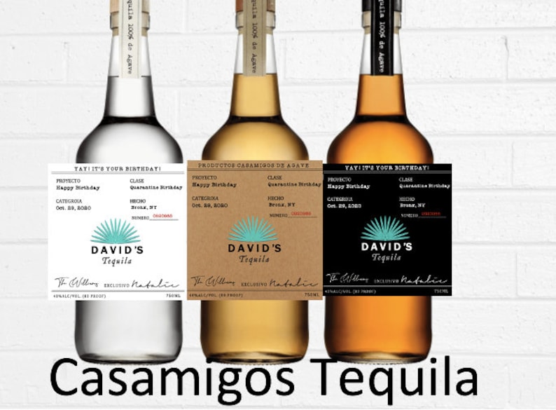 Casamigos Label Template