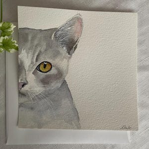 carte « chat»