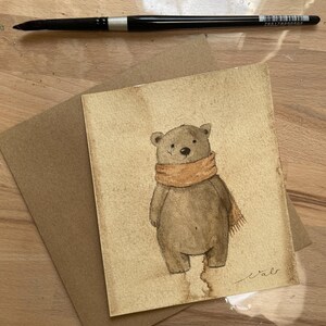 tarjeta de "oso"