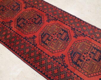 Size;- 2 X 8.10 Feet Mushkwani Rug Any Room D\u00e9cor Rug Afghan Vintage Traditional D\u00e9cor Runner Wool Rug Tropical Rug.