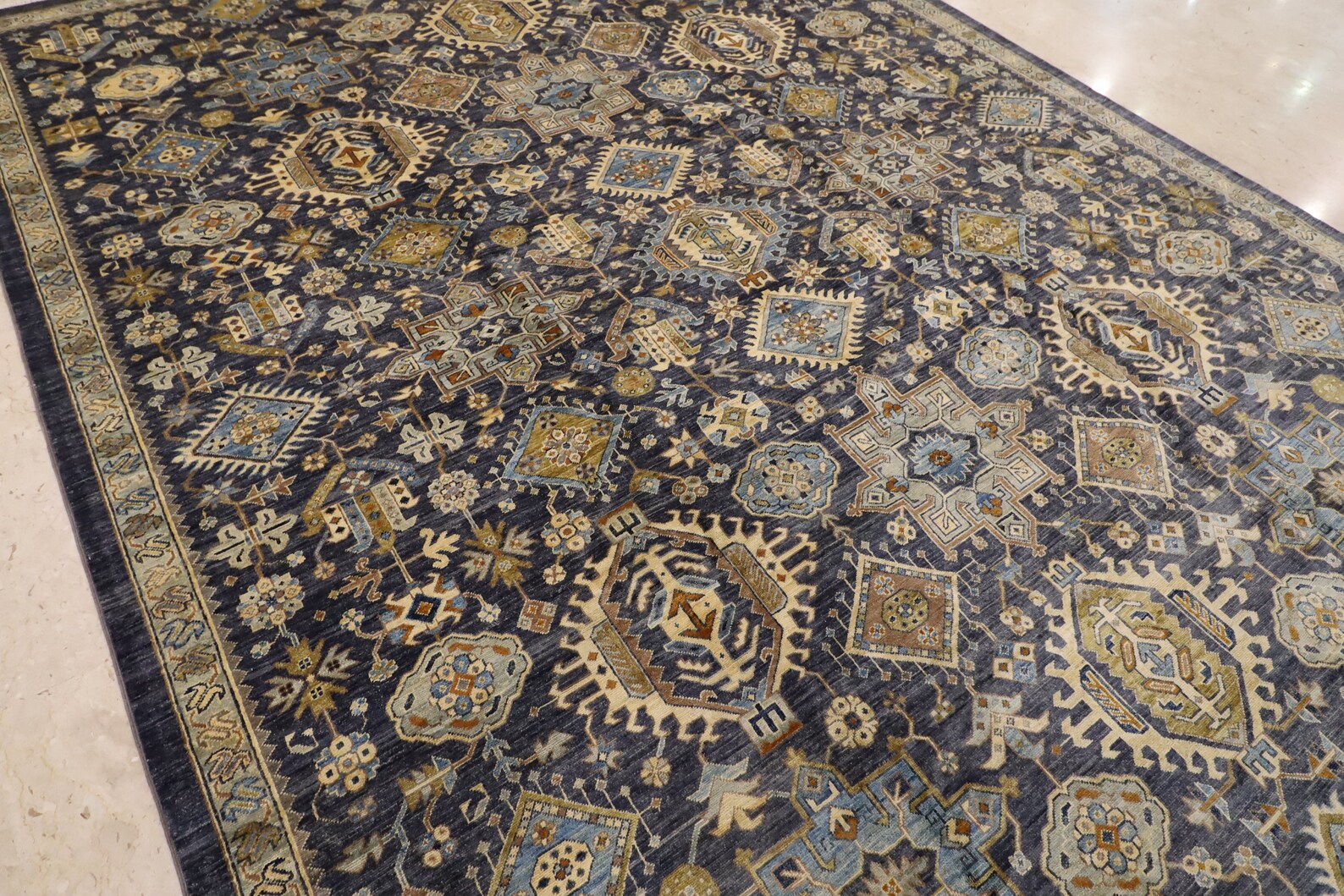 Afghan Dark Grey 10x14 Area Rug Afghan Hand Knotted Rug Rug Etsy