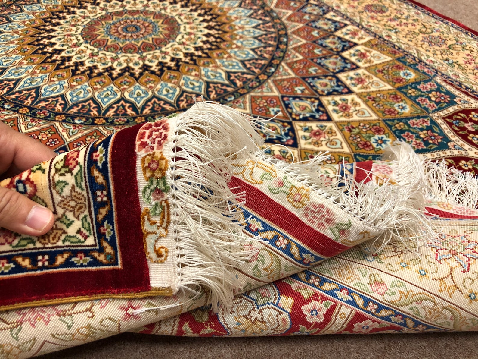 Afghan High Quality Silk Rug 4x6 ft Area Afghan Hand Knotted Etsy