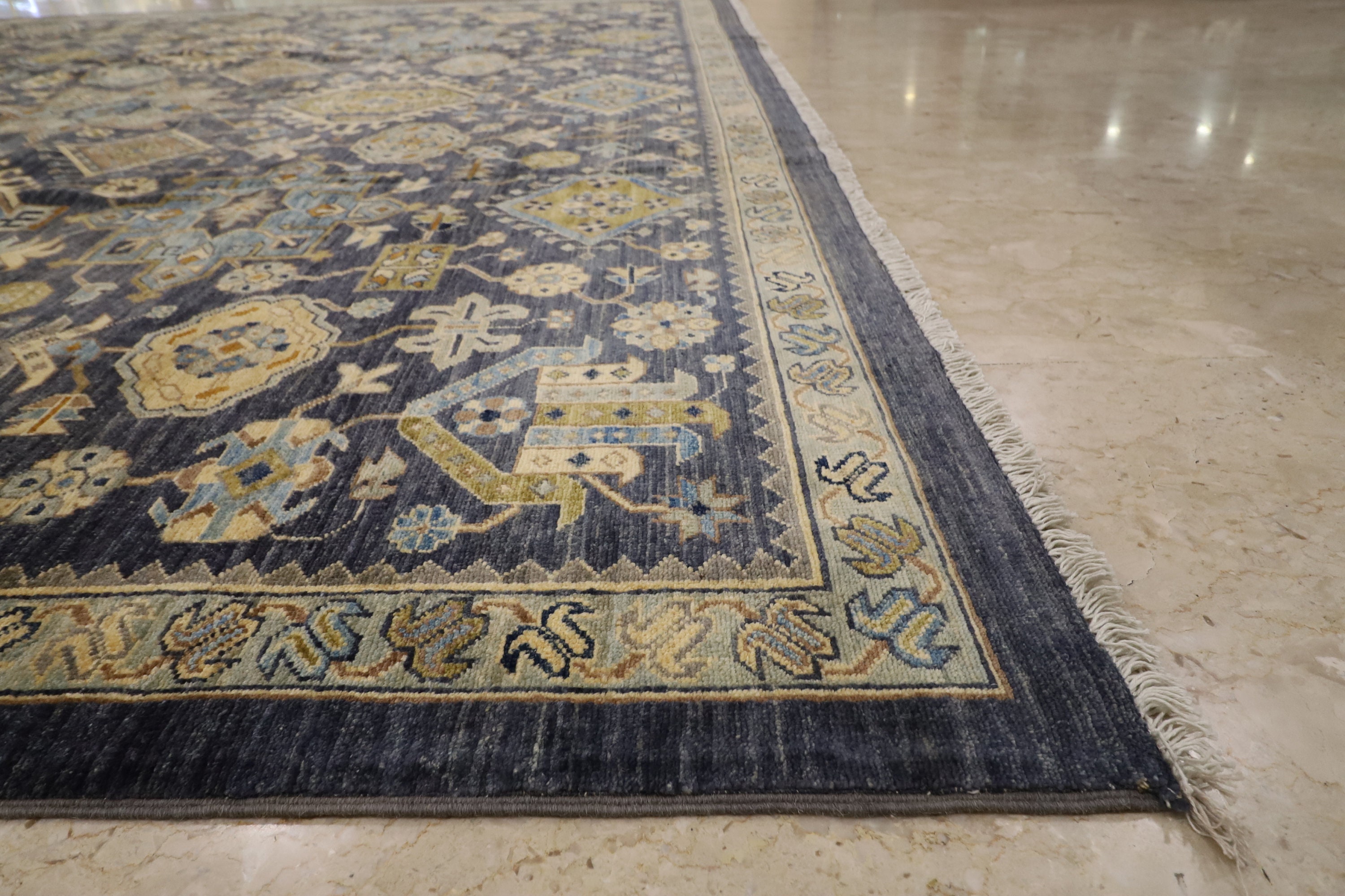 Afghan Dark Grey 10x14 Area Rug Afghan Hand Knotted Rug Rug Etsy