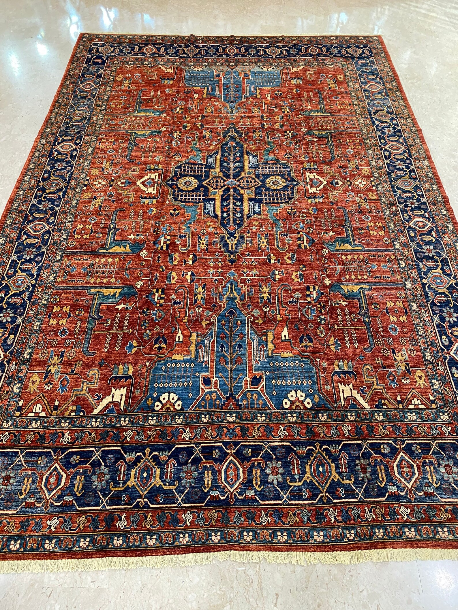 12x18 ft large rug area Afghan hand knotted wool Rug living Etsy