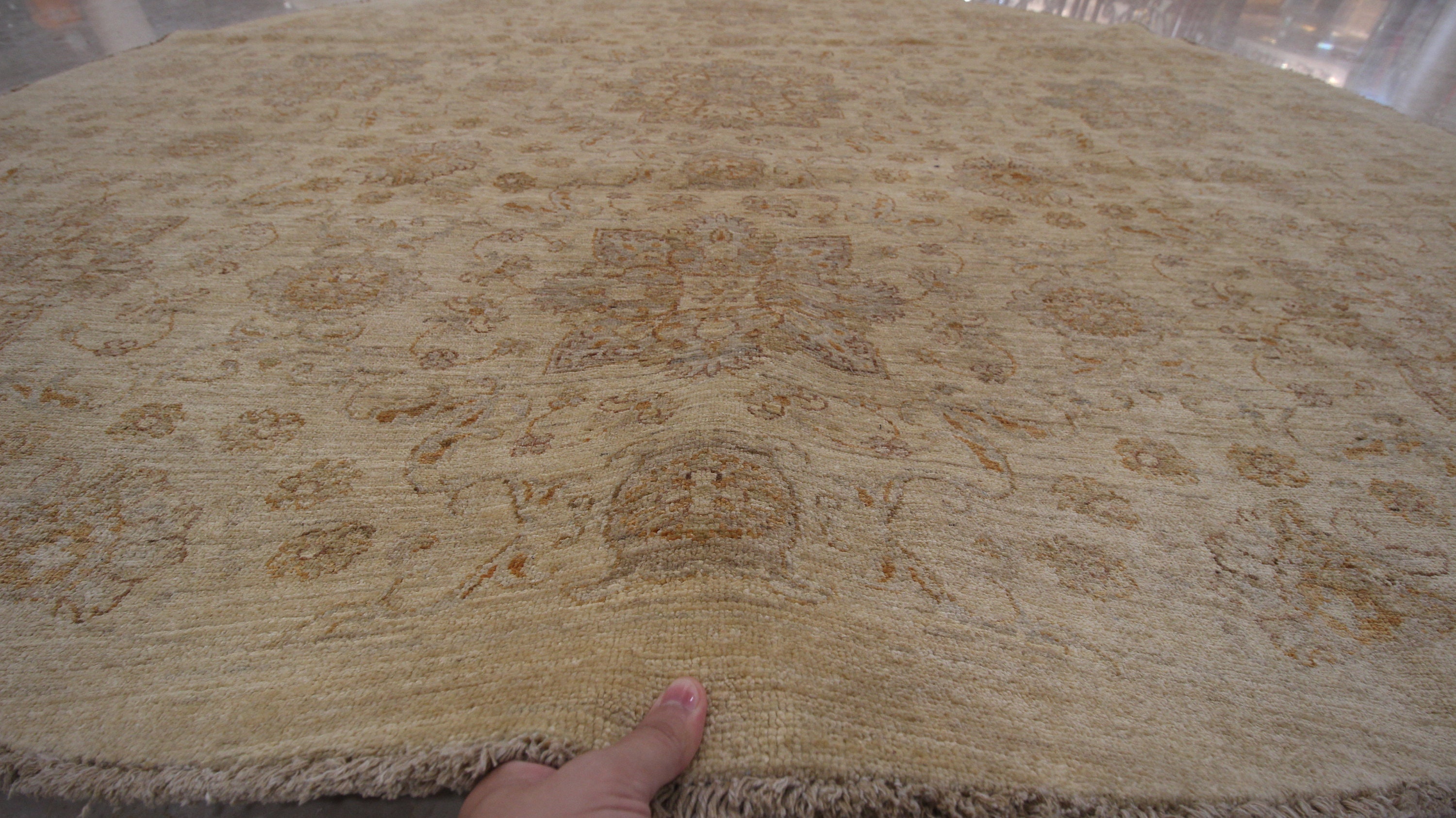 9x9 round rug area beige rug living room rug bed room rug Etsy