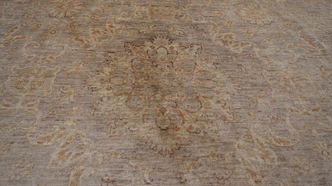 9x9 Round Rug Area Beige Rug Living Room Rug Bed Room Rug Etsy