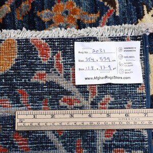 12x18 Birds Navy Blue Area Rug 100% Wool Natural Colors, 11'8x17'9 Ft ...