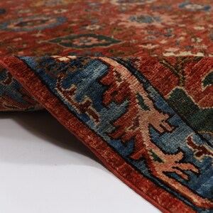 15 Ft Bidjar Red Hallway Runner Hand Knotted Rug, 5'2x15'1 Ft Entryway ...