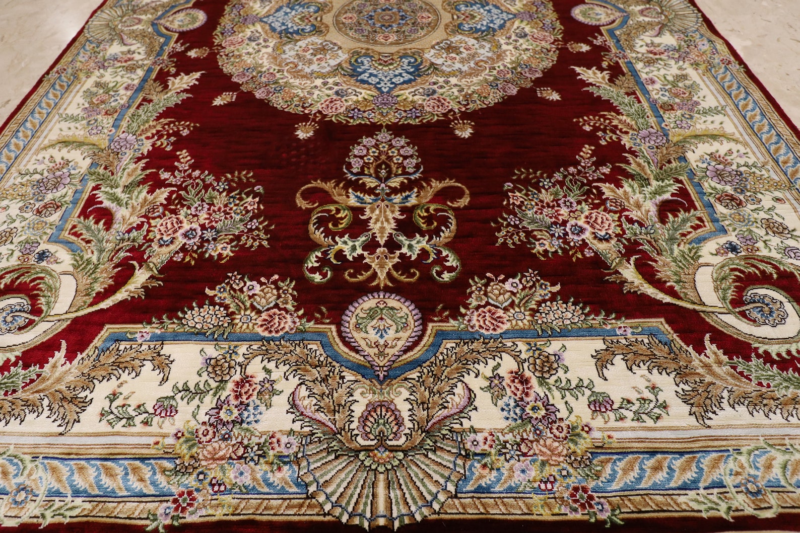 High Quality 100 Silk 4x6 ft Area Rug afghan Hand Knotted Etsy