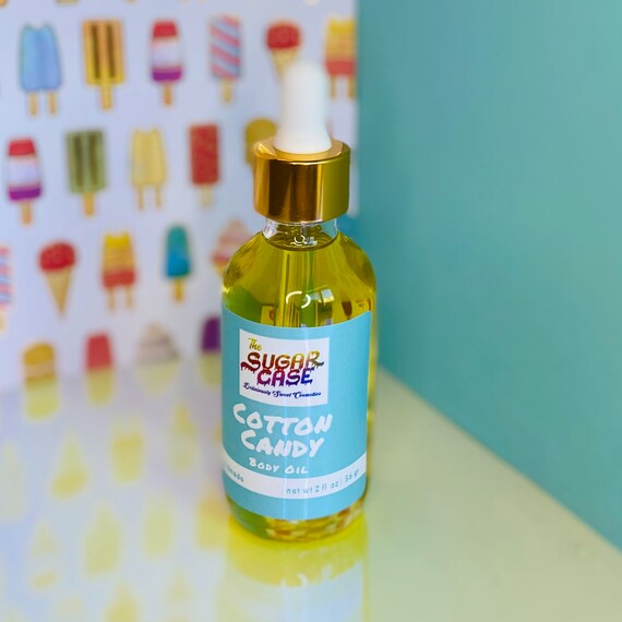 Cotton Candy Body Oil Scented Body Oil Etsy