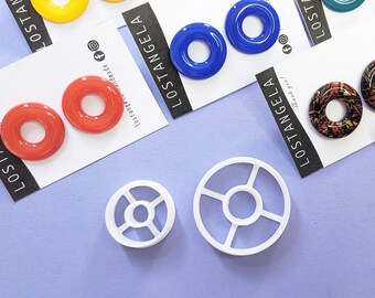 Circle Pottery Cutters: PLA Clay & Cookie Cutter Set