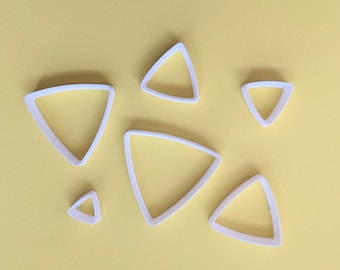Clay triangle cutter - more sizes - basic geometry cutters - triangle