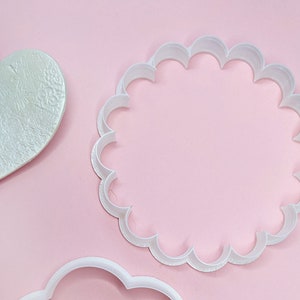Pottery cutters - cookie cutters, fondant, pottery tools - flower cutter - more sizes, extra large cutter for dishes, coasters