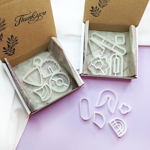 Mystery Box mit Polymer Clay Cutters: Zufällige Formen und Größen
