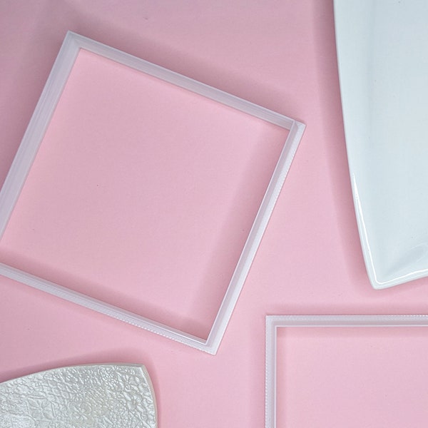 Cortador de cerámica cuadrado: herramienta para arcilla, fondant y galletas