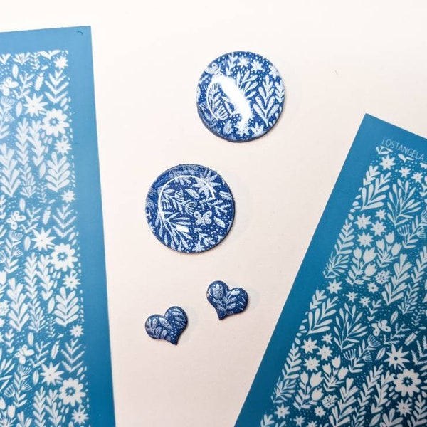 Silk Screen for Polymer Clay Etsy