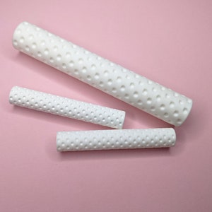 Polymer clay texture roller - dots - mini roller or maxi roller