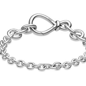 Chunky Infinity Knot Chain Smooth Infinity Knot Chain Bracele Bangle ...