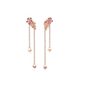 Pandora peach sale blossom earrings