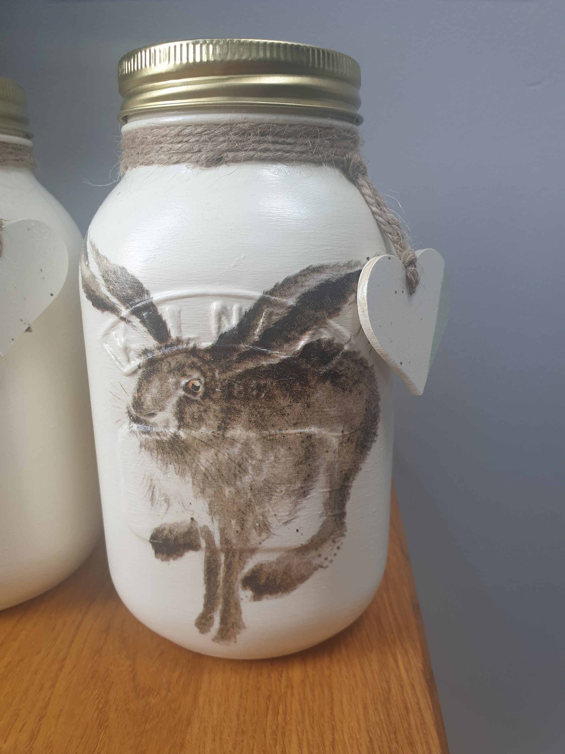 Hares tea coffee and sugar pots Kilner jars Kitchen Etsy