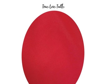TRUE LOVE Muestra de tela de velo de tul nupcial (rojo rosa) / Más de 25 opciones de color / Colores PERSONALIZADOS disponibles