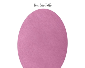 TRUE LOVE Bridal Tulle (Perfectly Pink) Veil Fabric Sample | 25+ Colour Choices | CUSTOM Colours Available