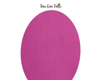 TRUE LOVE Muestra de tela de velo de tul nupcial (rosa caramelo) / Más de 25 opciones de color / Colores PERSONALIZADOS disponibles