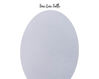 TRUE LOVE Bridal Tulle (Blanc vif) Échantillon de tissu de voile | Plus de 25 choix de couleurs | Couleurs PERSONNALISÉES disponibles