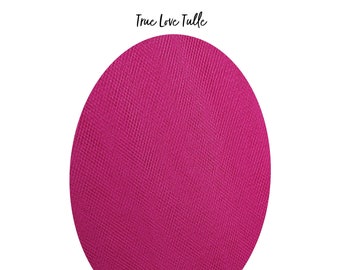 TRUE LOVE Bridal Tulle (Fuchsia Pink) Veil Fabric Sample | 25+ Colour Choices | CUSTOM Colours Available