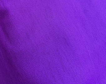 TRUE LOVE Muestra de tela de velo de tul nupcial (perfectamente púrpura) / Más de 25 opciones de color / Colores PERSONALIZADOS disponibles