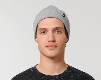 Eco-Friendly Rib Beanie Hat | Organic & Recycled Materials