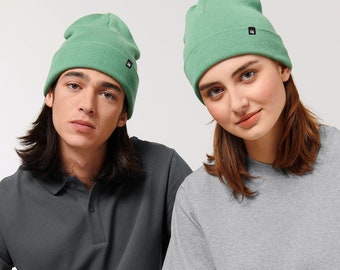 Eco-Friendly Rib Beanie Hat | Organic & Recycled Materials