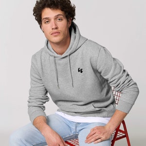 Organic Cotton Pullover Hoodie With Front Pocket