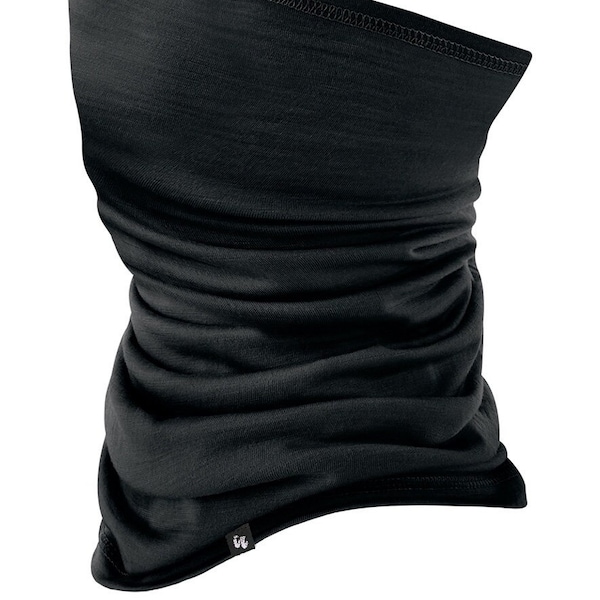 Tour de cou cache-cou 100% laine mérinos Snood - Snood noir